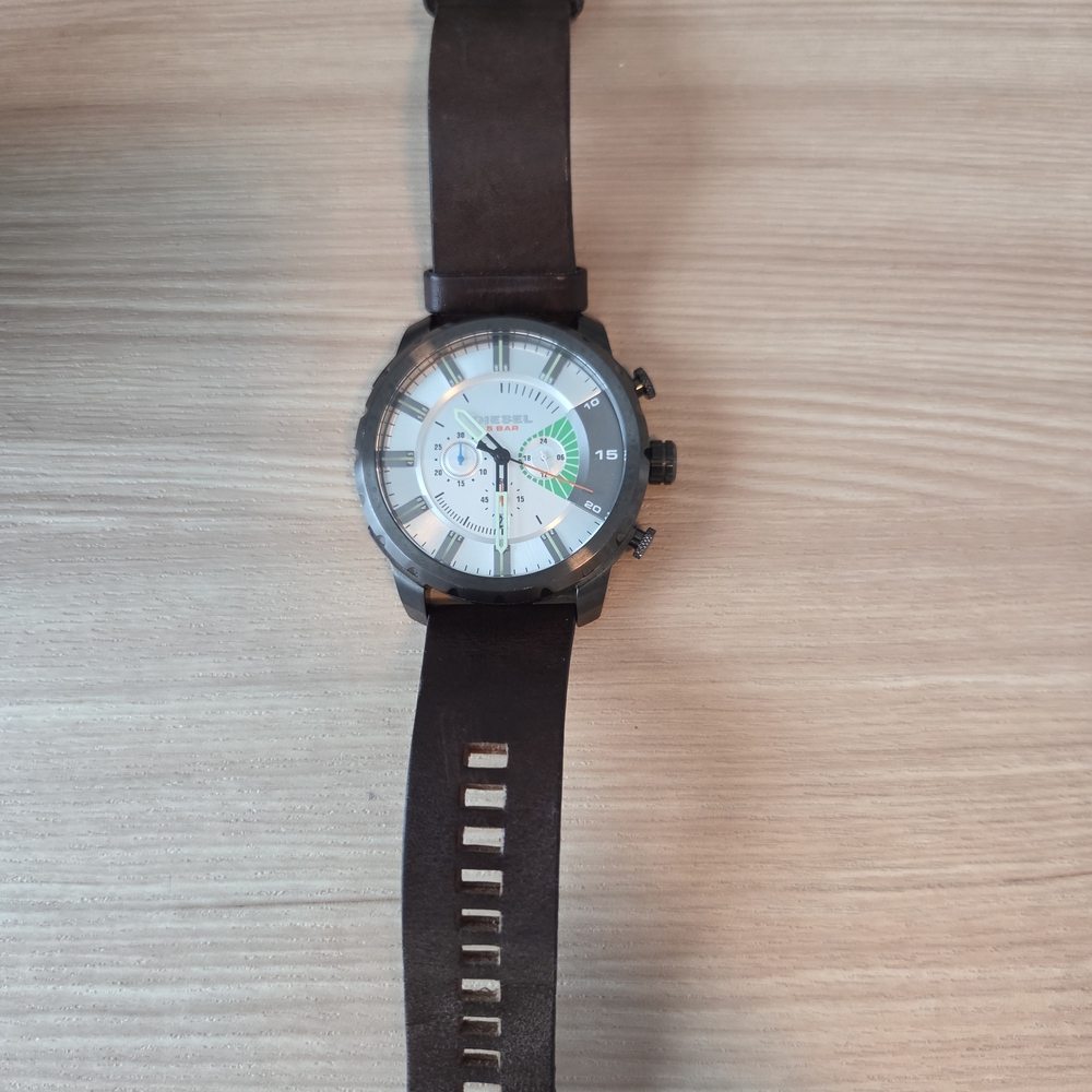 Diesel Brown and Silver Men's Watch